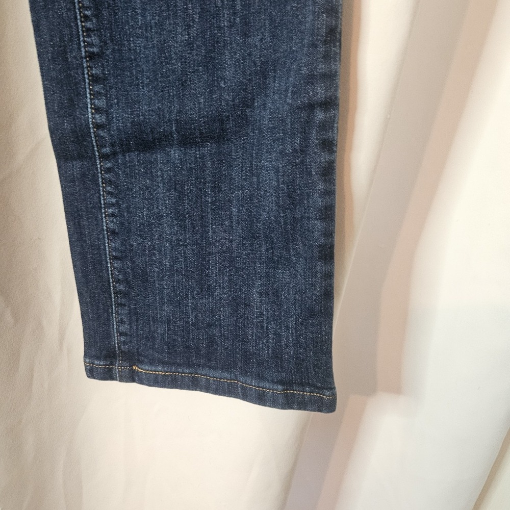 Levi's 505 Womens Jean Stretch Straight Leg Dark Wash Sz 10 - Picture 3 of 12
